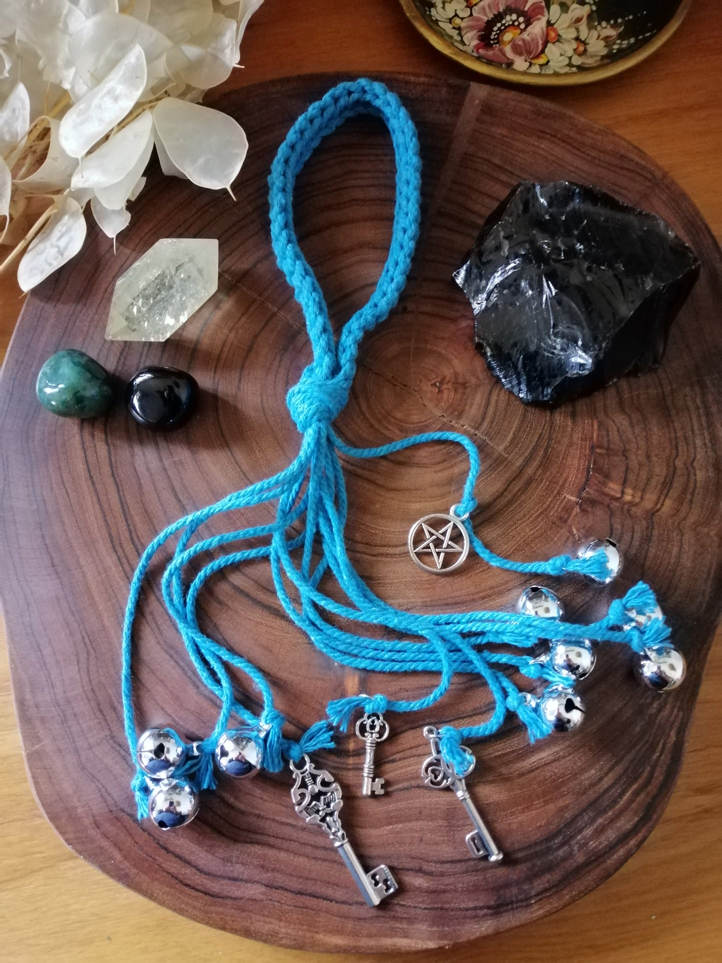 Blue Cotton Witch Bells