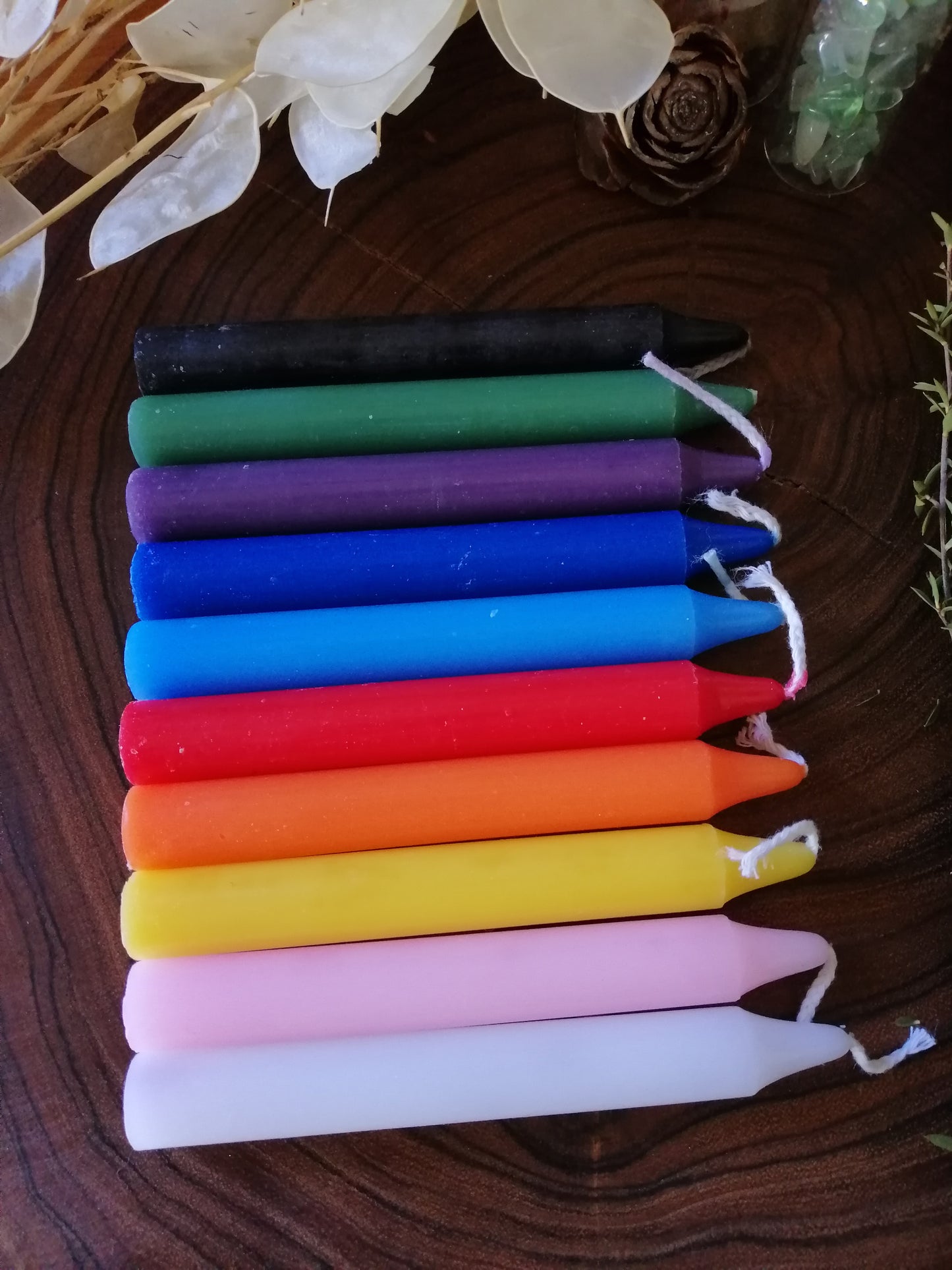 Set of 10 Chime Spell Candles