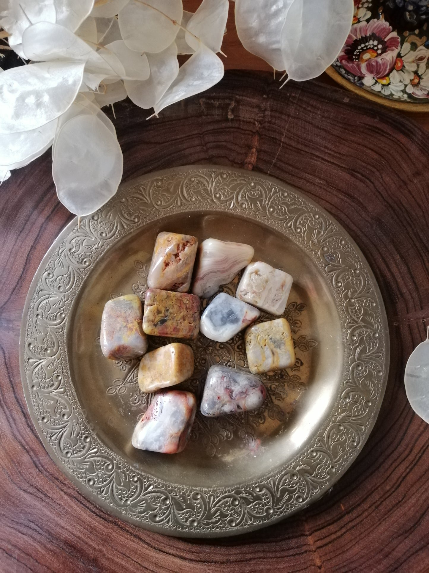 Crazy Lace Agate Tumbled Stones