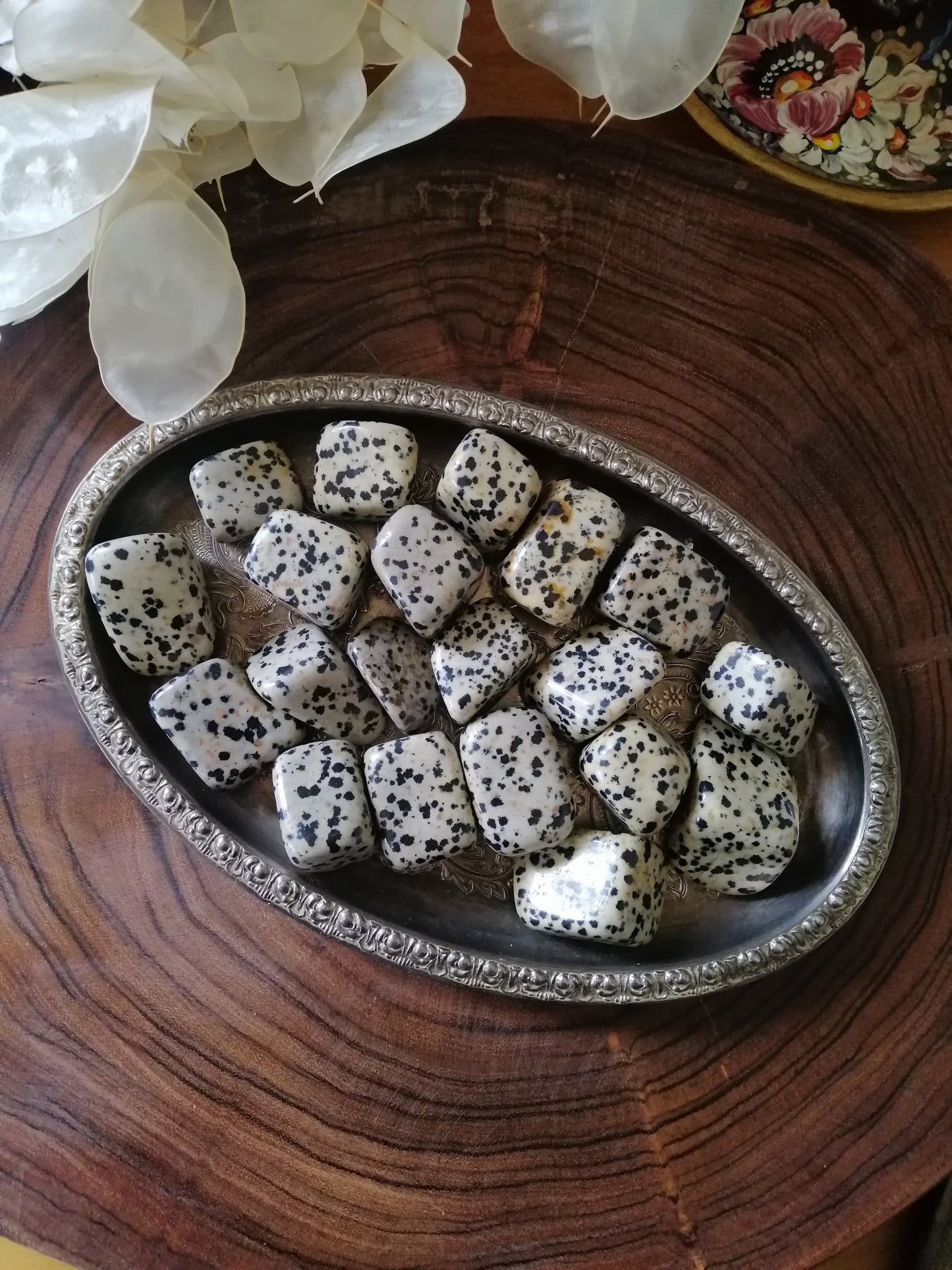 Dalmatian Jasper Tumbled Stone