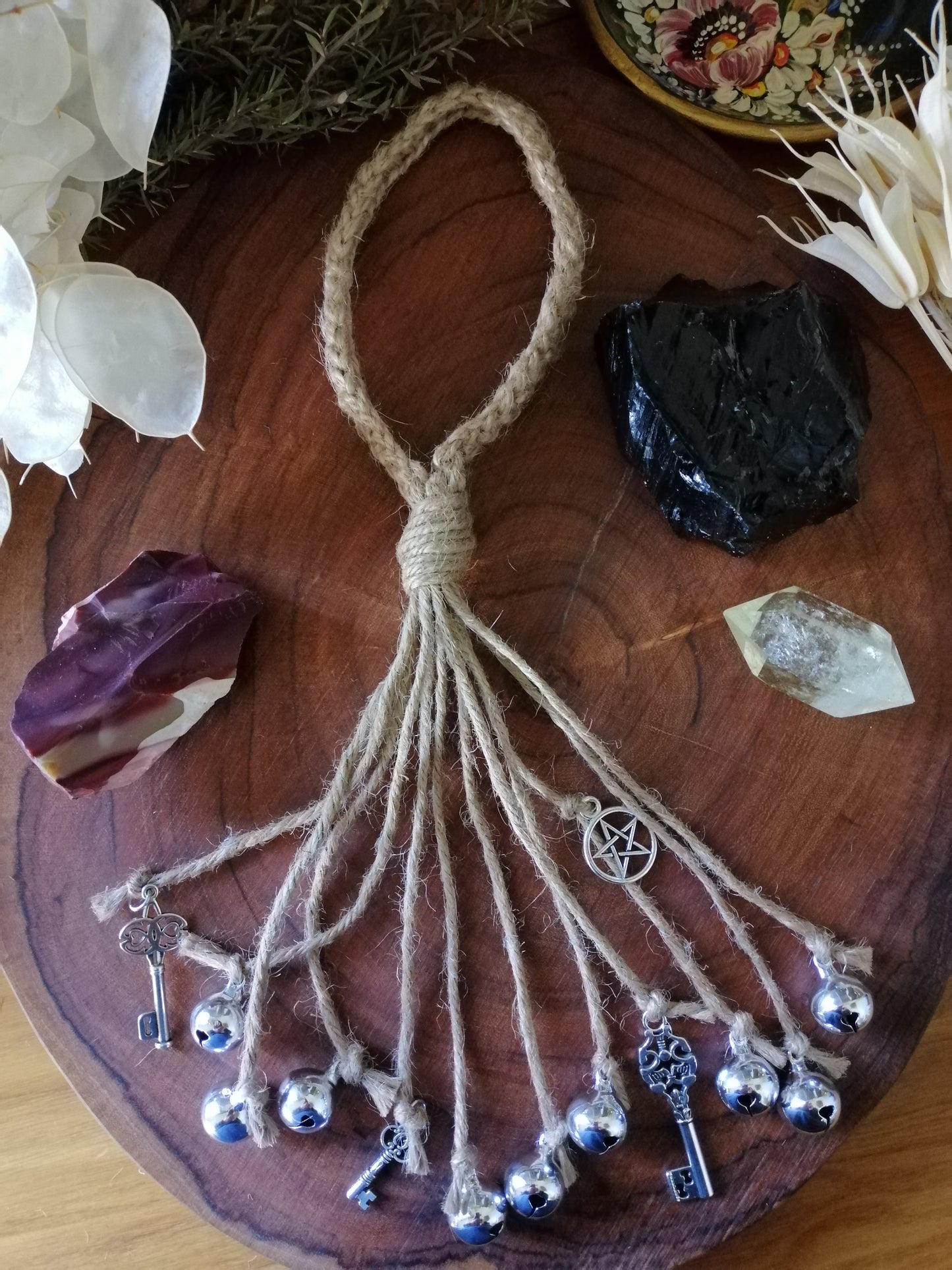 Jute String Witch Bells