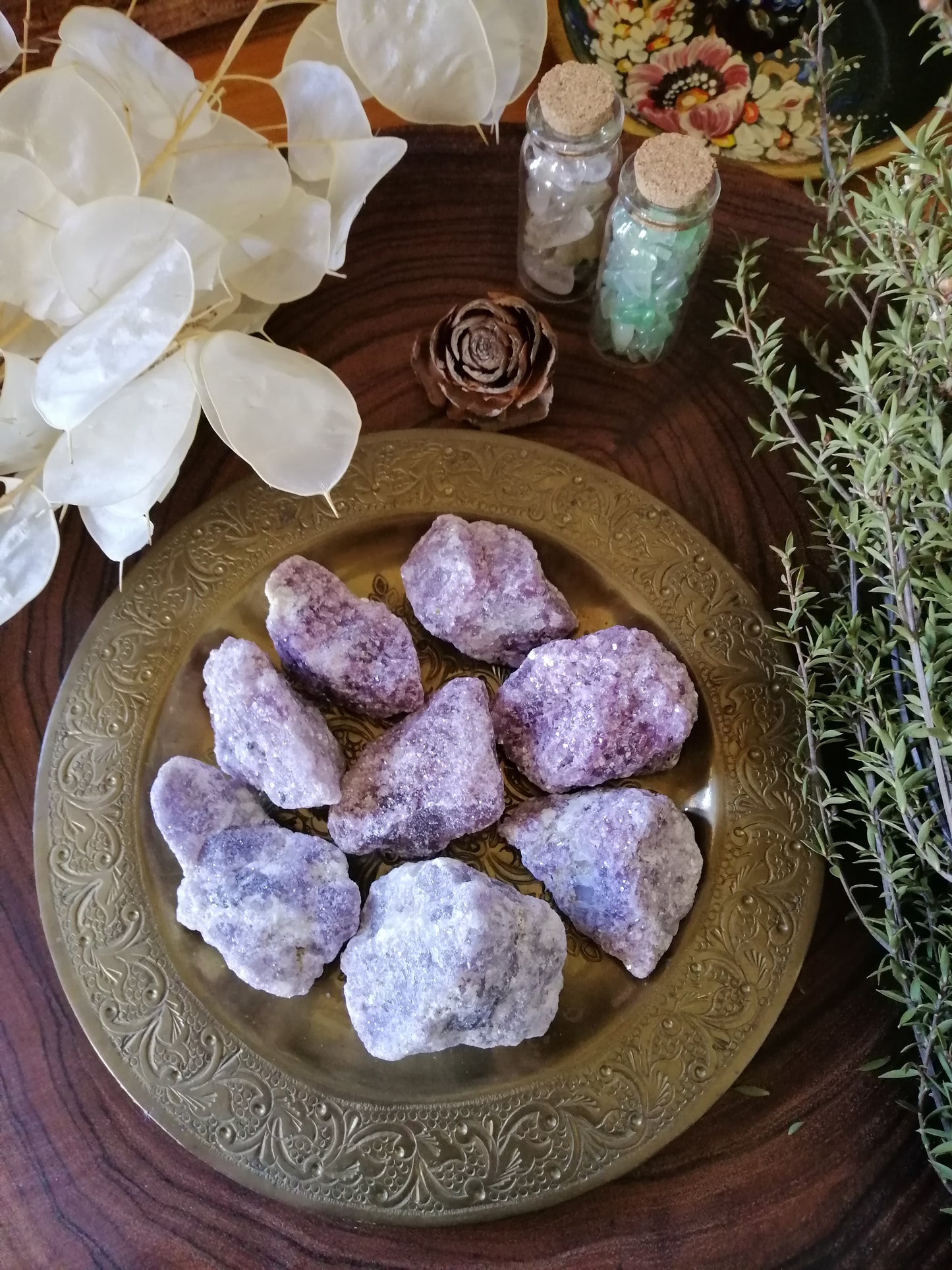 Lepidolite Natural Stone