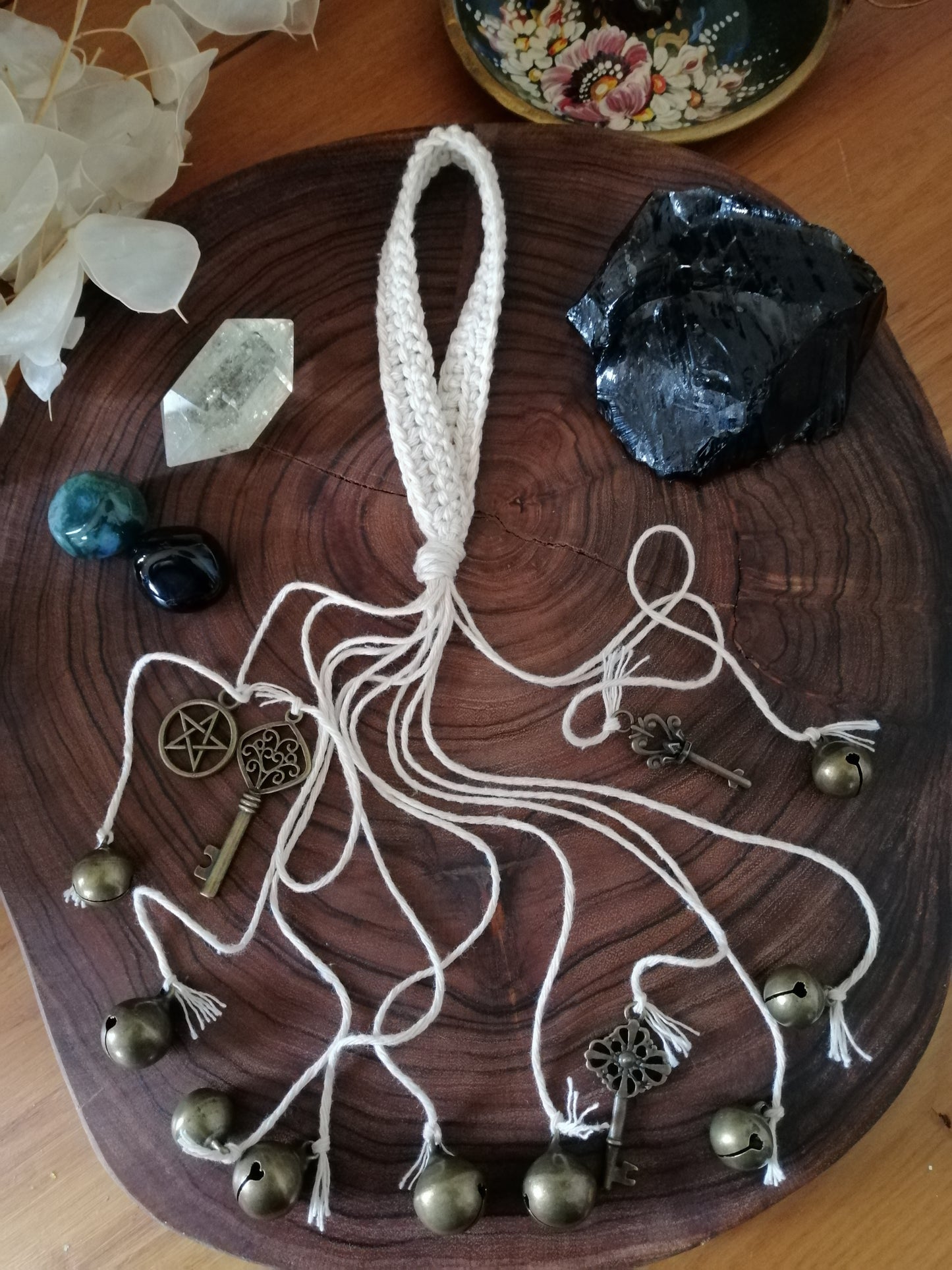 Natural/Off-White Cotton Witch Bells