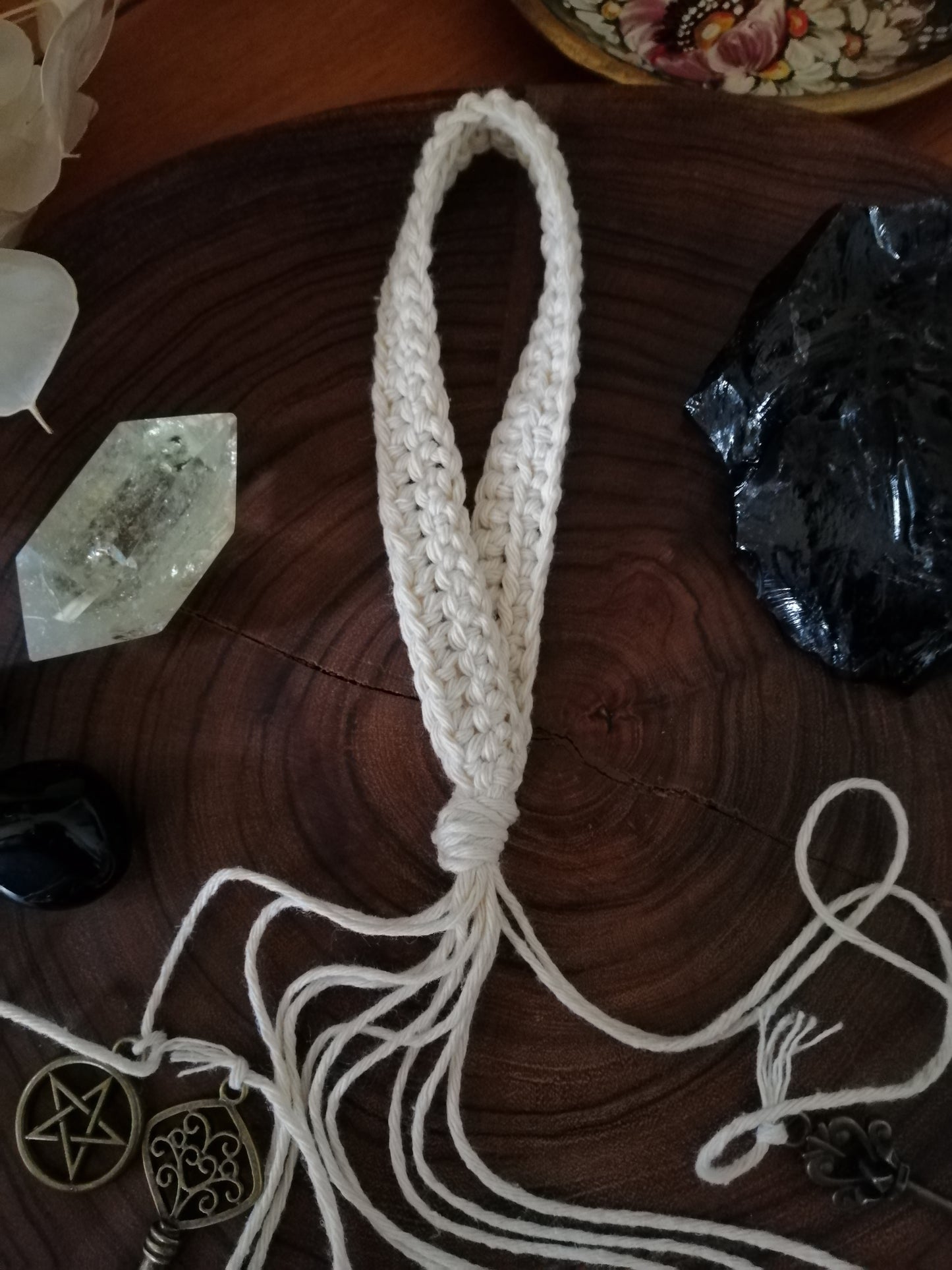 Natural/Off-White Cotton Witch Bells