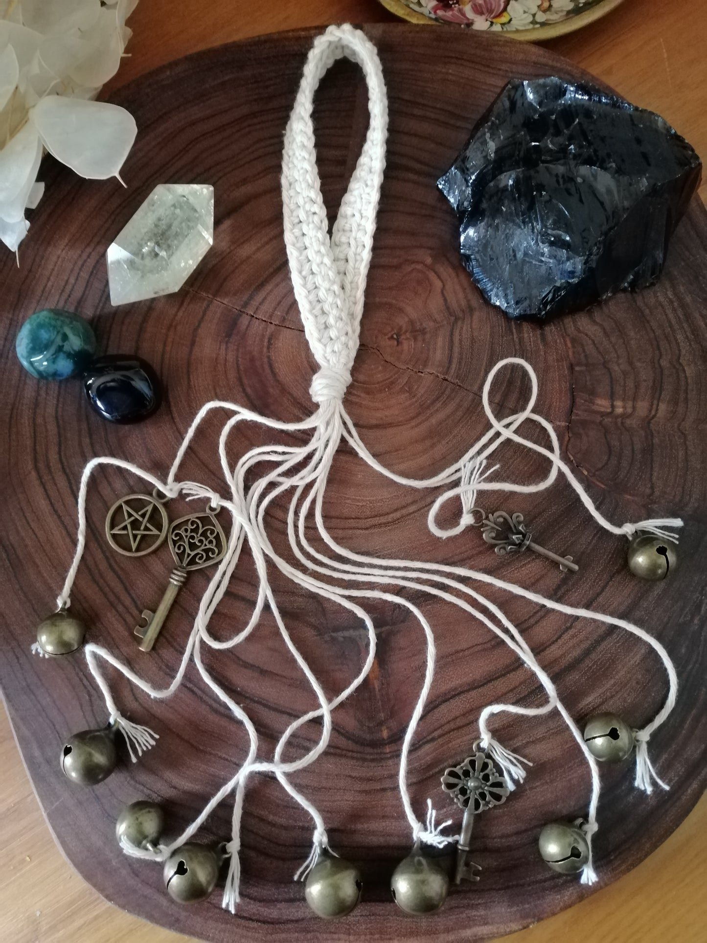 Natural/Off-White Cotton Witch Bells
