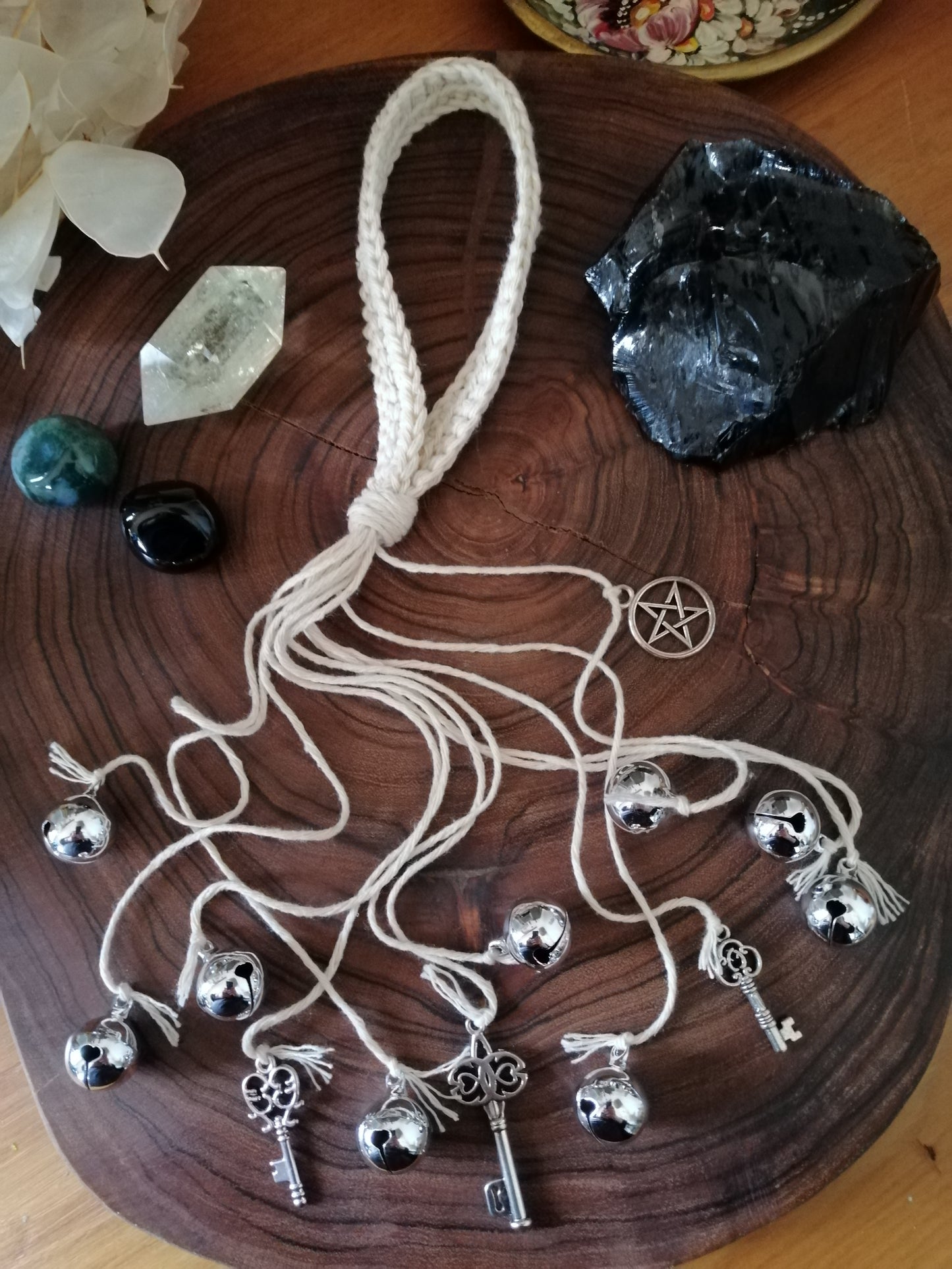 Natural/Off-White Cotton Witch Bells