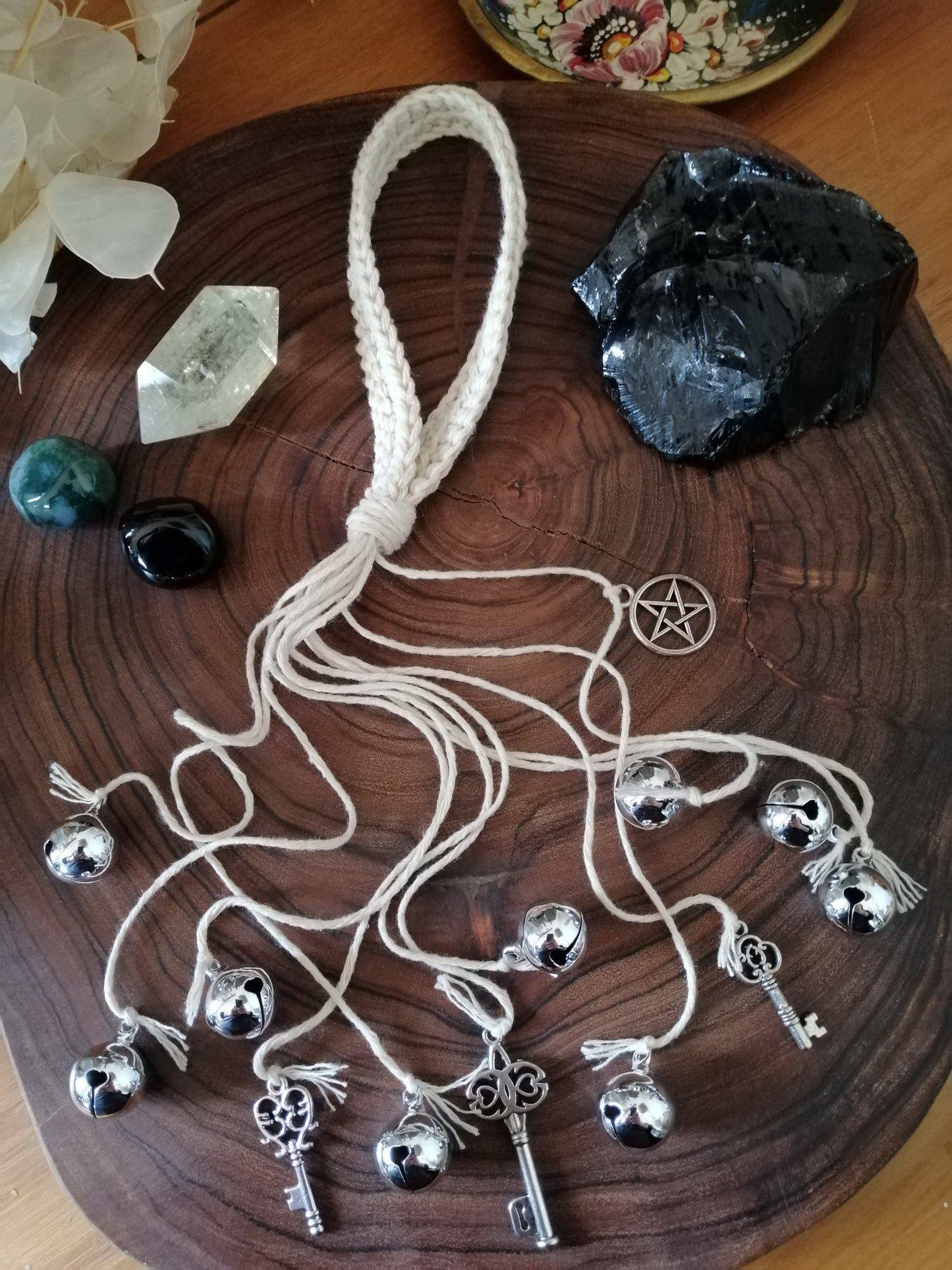 Natural/Off-White Cotton Witch Bells