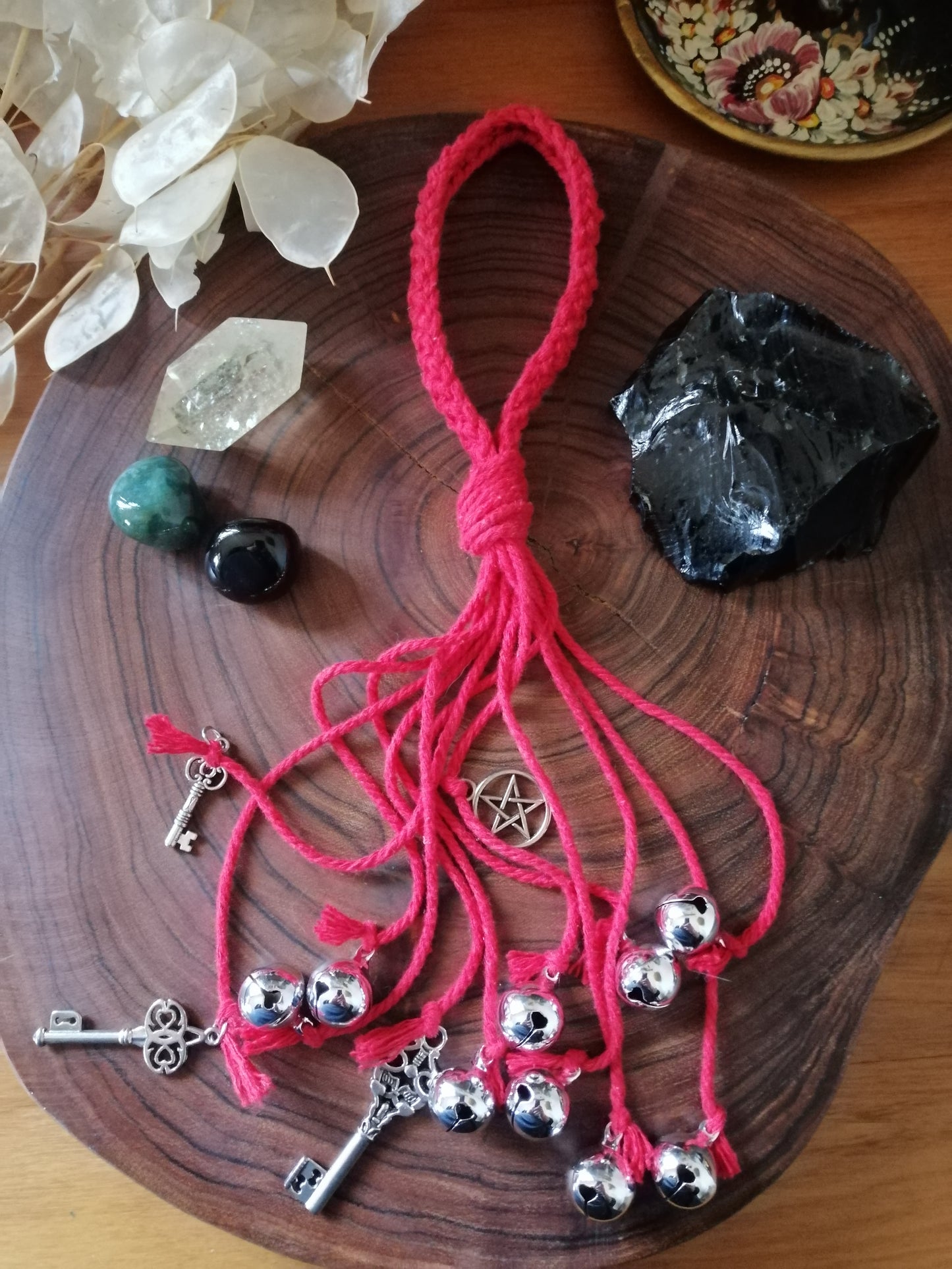 Red Cotton Witch Bells