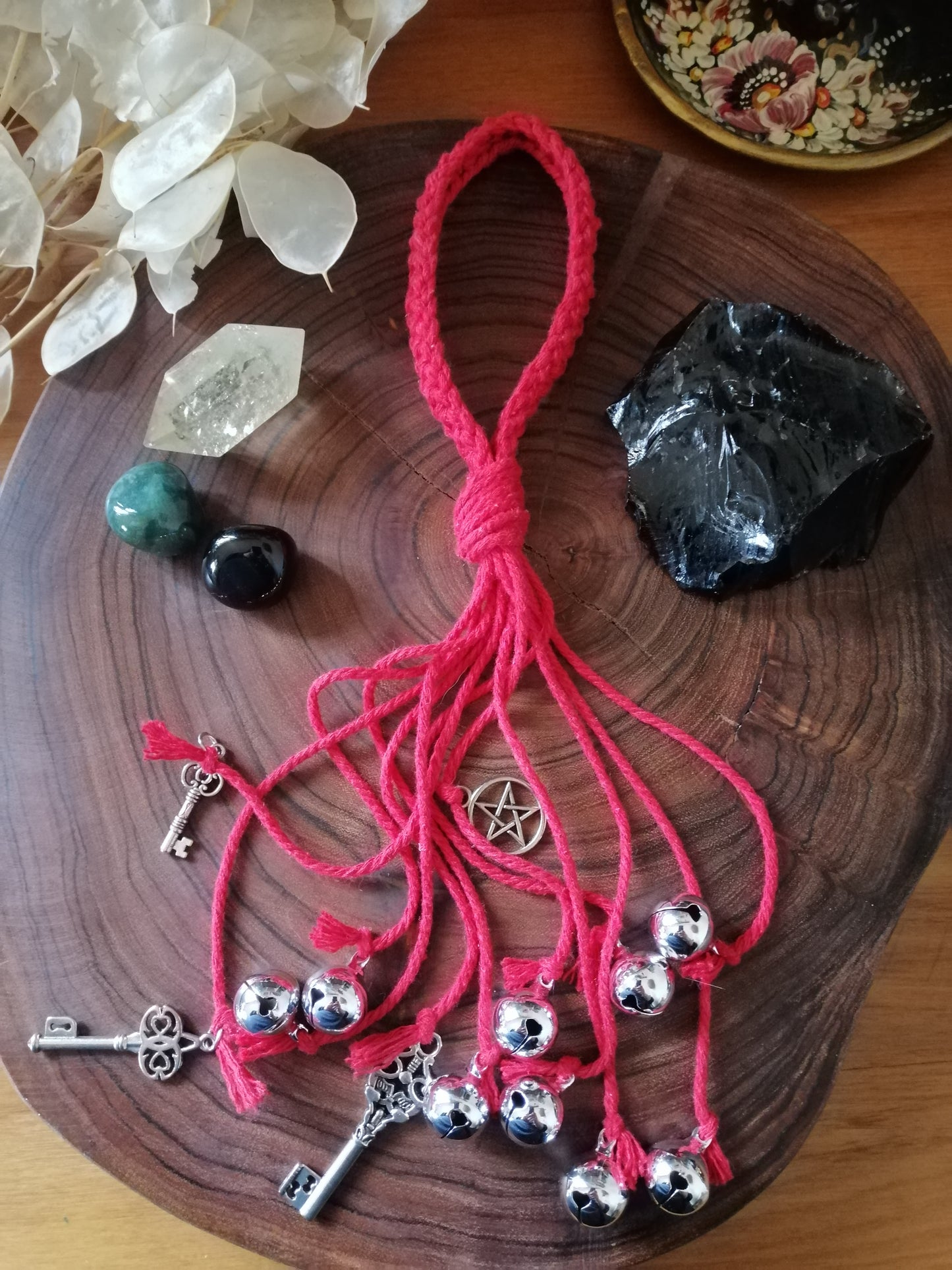 Red Cotton Witch Bells