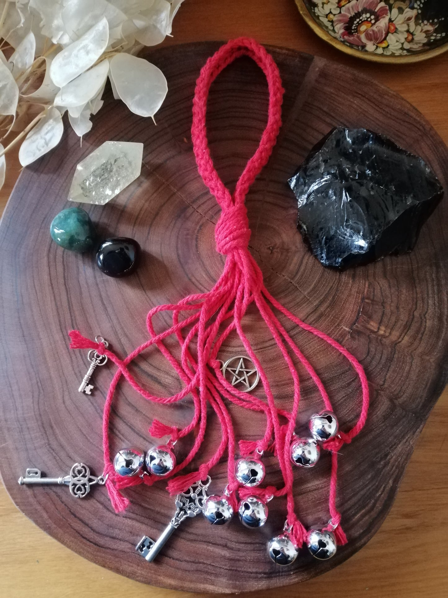Red Cotton Witch Bells