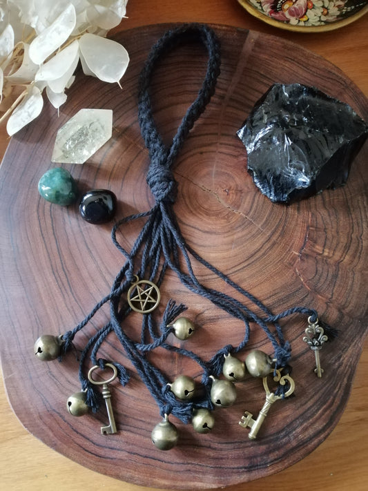 Black Cotton Witch Bells