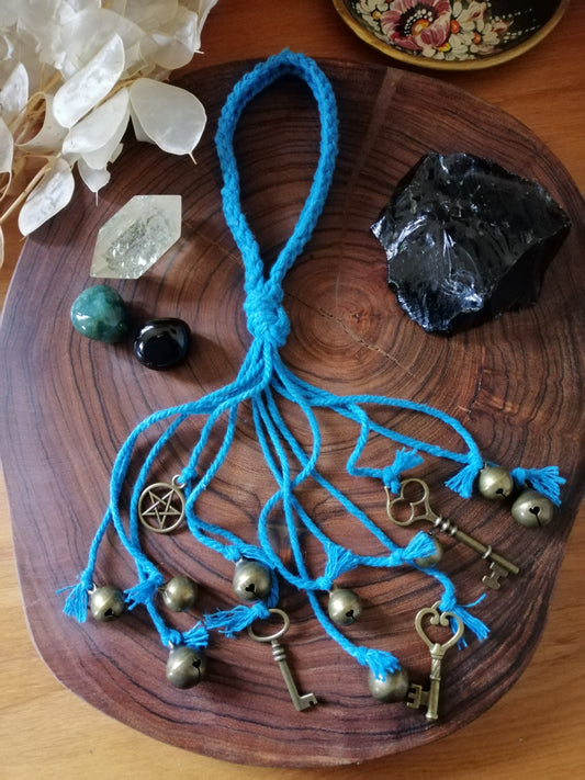 Blue Cotton Witch Bells