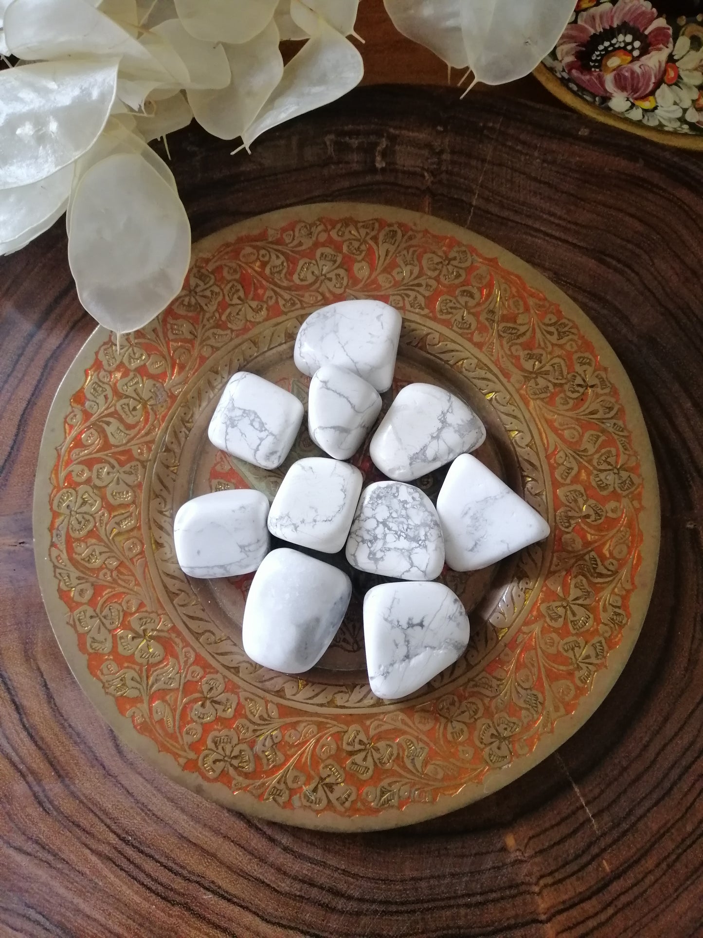 Howlite Crystal Tumble Stone