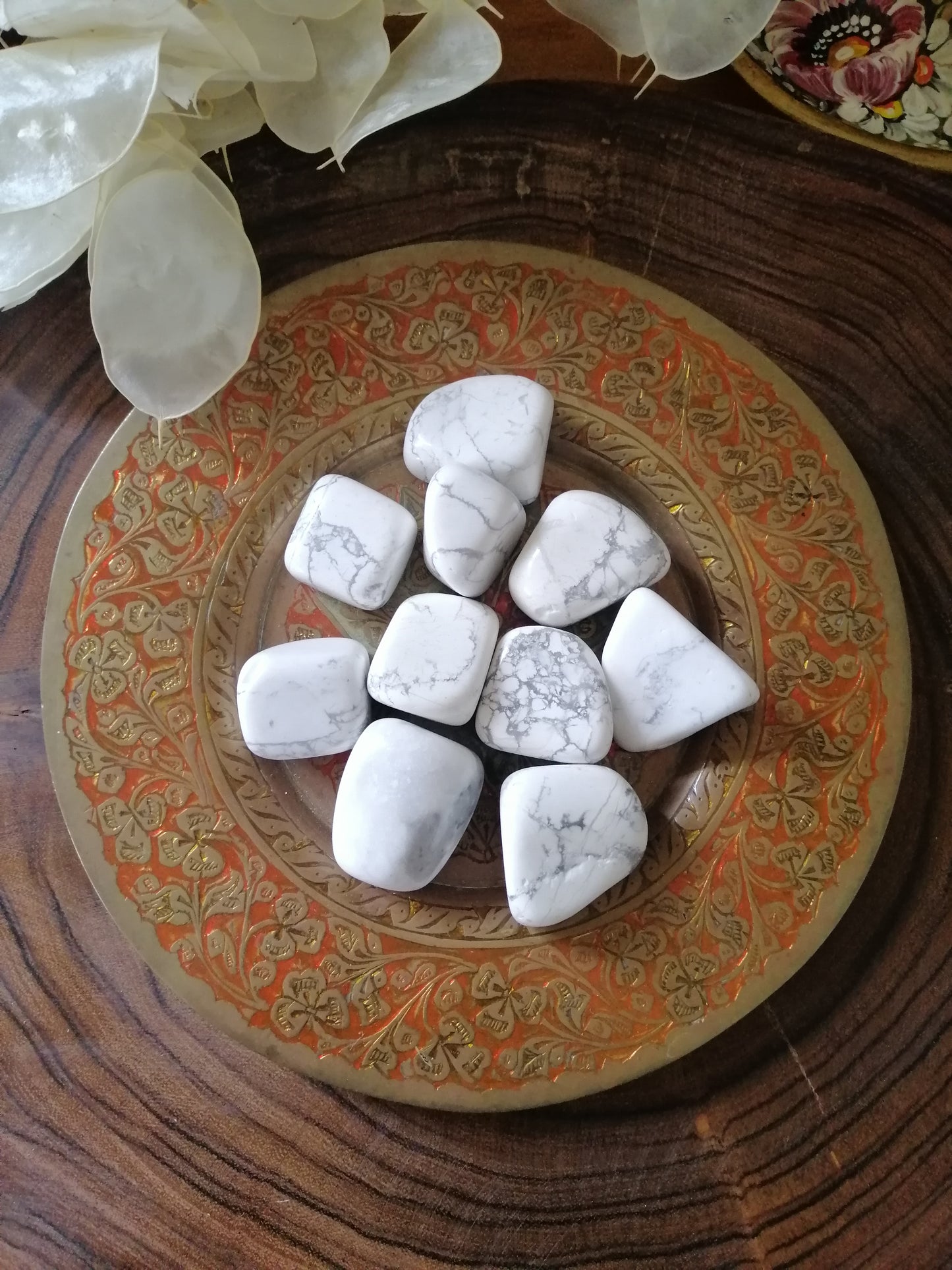 Howlite Crystal Tumble Stone