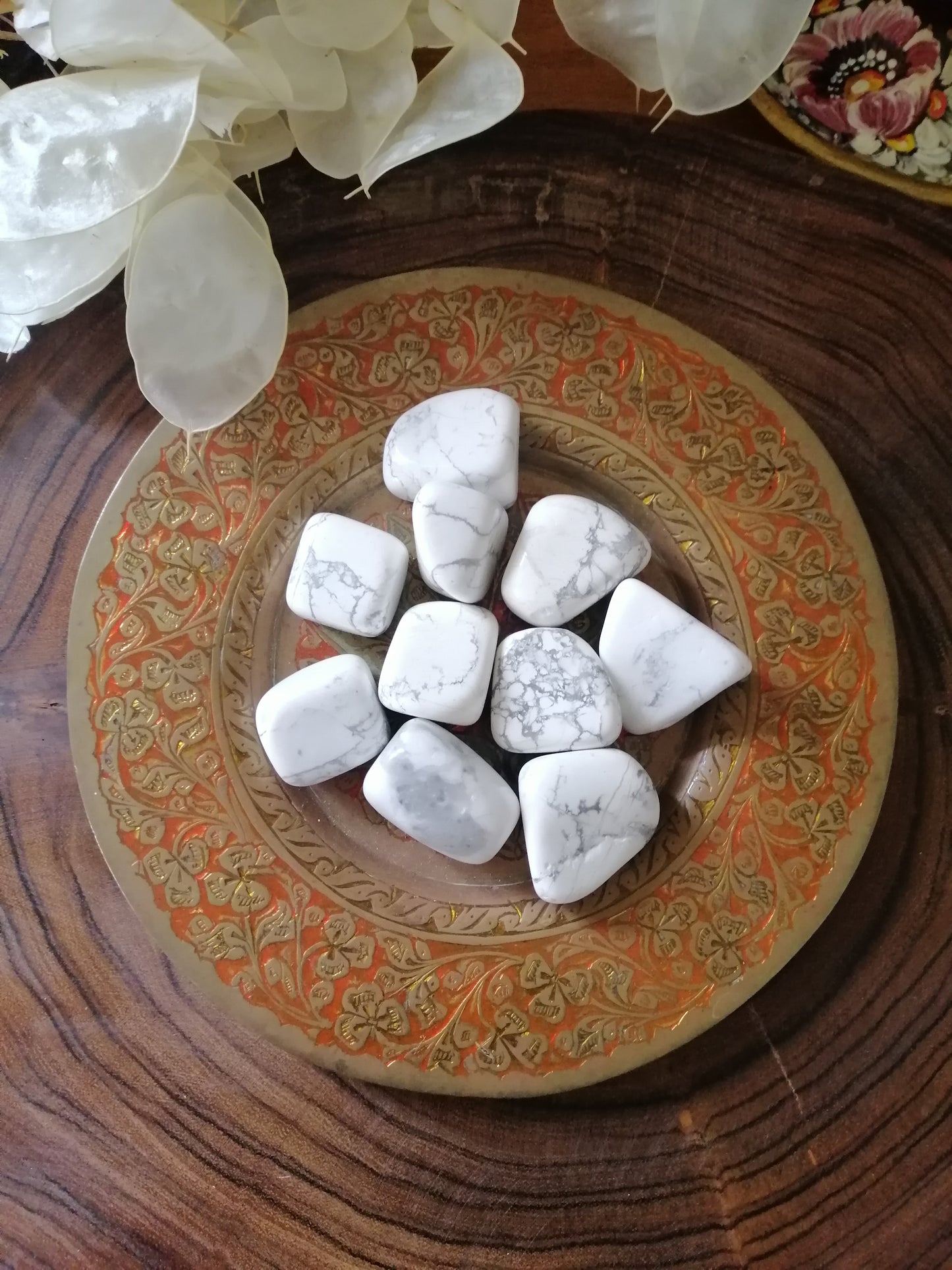 Howlite Crystal Tumble Stone
