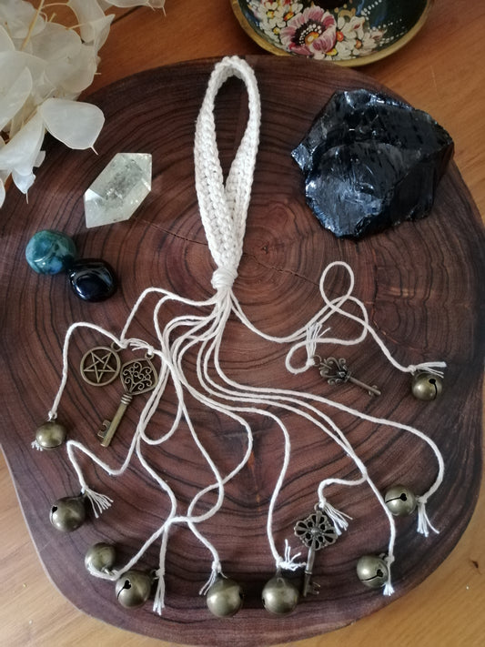 Natural/Off-White Cotton Witch Bells